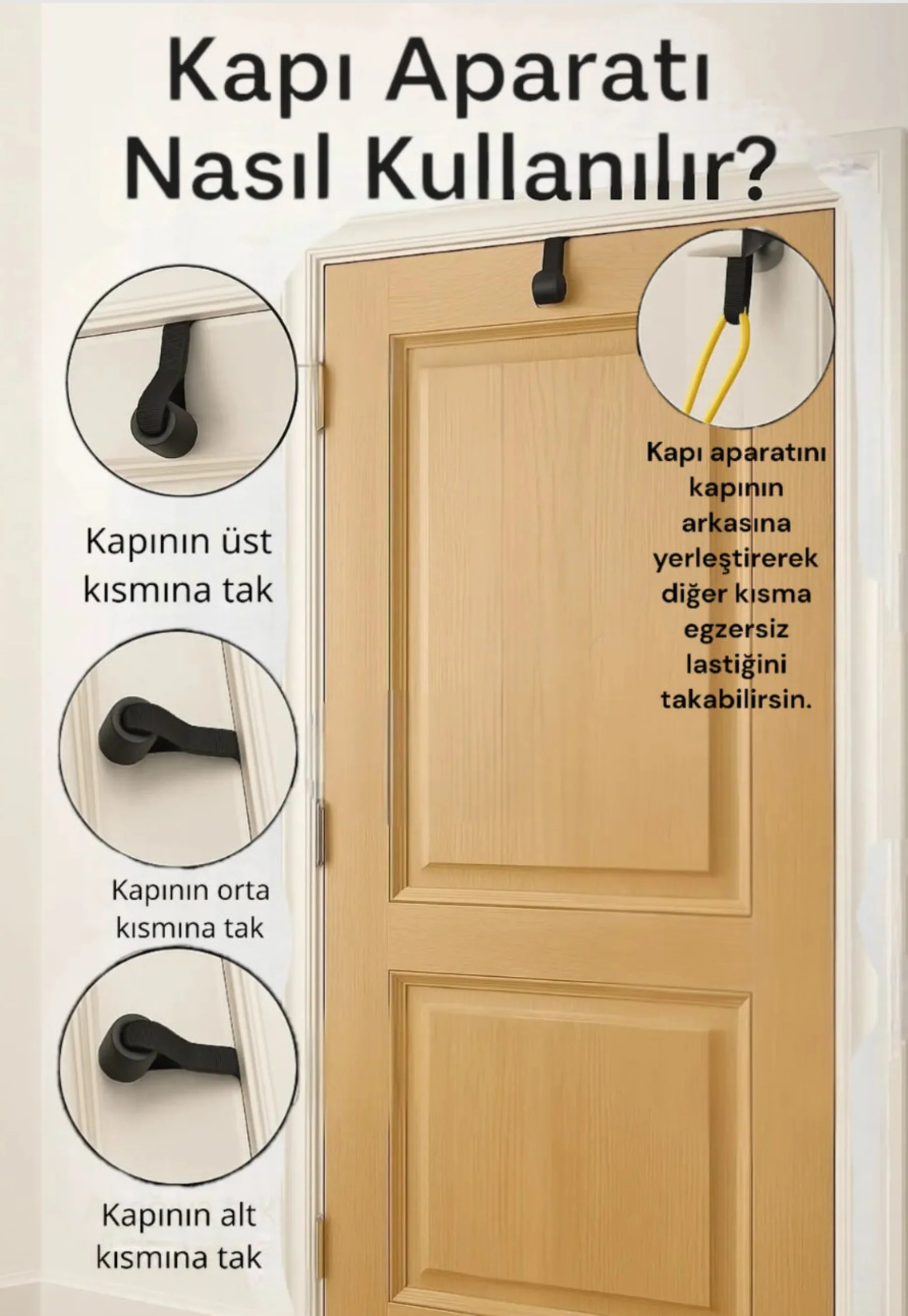 Lastikleri için Kapı Aparatı ile Evde Güvenli Antrenman Keyfi