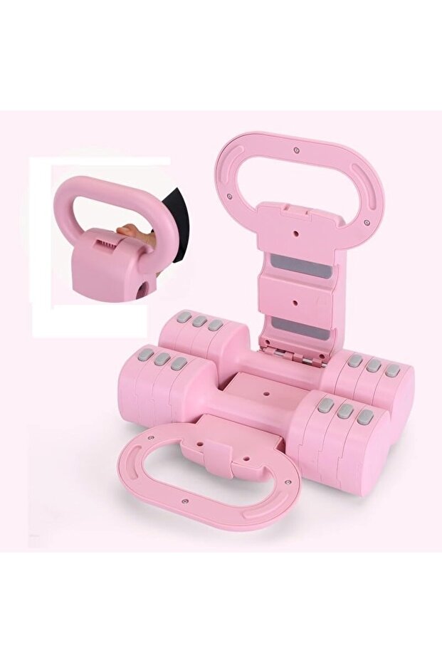 Kadınlara Özel Ayarlanabilir Dambıl & Kettlebell Seti – Evde Kuvvet Antrenmanı